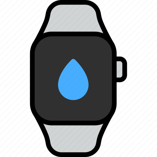 Water, lock, function, protection, smart watch, wrist, gadget icon - Download on Iconfinder