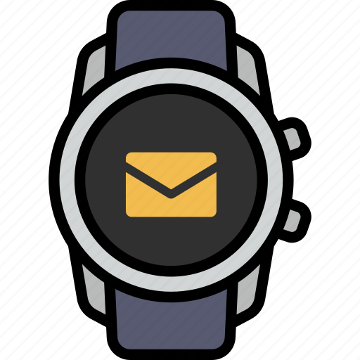 Email, envelope, mail, letter, inbox, communication, smart watch icon - Download on Iconfinder