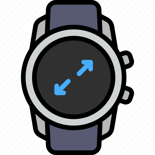 Full screen, full, arrow, maximize, expand, smart watch, gadget icon - Download on Iconfinder