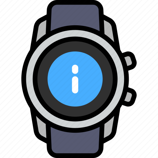 Info, information, help, details, about, smart watch, gadget icon - Download on Iconfinder
