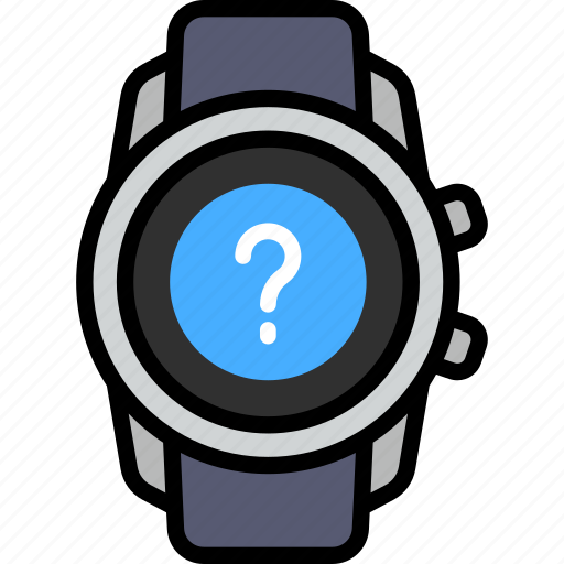 Question, question mark, ask, information, info, smart watch, gadget icon - Download on Iconfinder