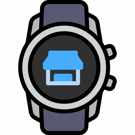 Shop, store, retail, shopping, smart watch, gadget, tracker icon - Download on Iconfinder