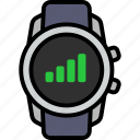 signal, bar, smart watch, gadget, tracker, wrist 