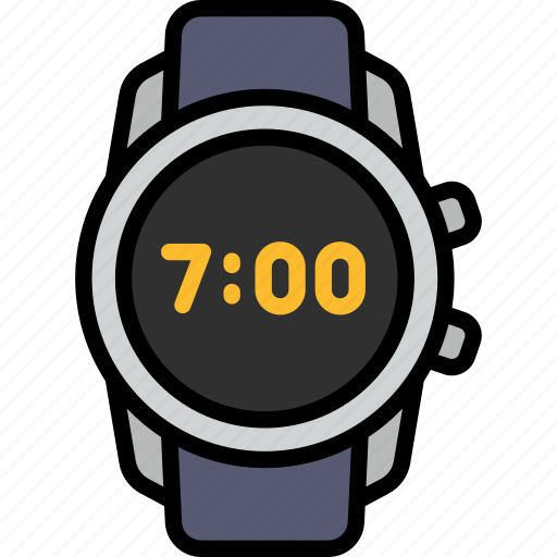 Time, clock, smart watch, gadget, tracker, wrist icon - Download on Iconfinder