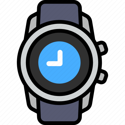 Time, clock, smart watch, gadget, tracker, wrist icon - Download on Iconfinder