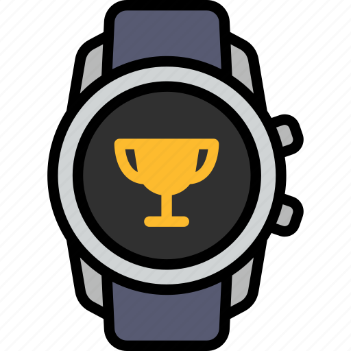 Trophy, cup, reward, winner, award, smart watch, gadget icon - Download on Iconfinder
