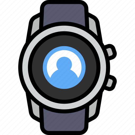 Profile, avatar, account, person, smart watch, gadget, tracker icon - Download on Iconfinder