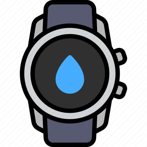 Water, lock, function, protection, smart watch, gadget, tracker icon - Download on Iconfinder