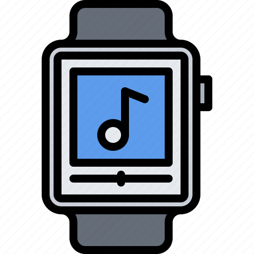 Interface, music, player, smart, ui, watch icon - Download on Iconfinder