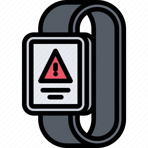 Error, interface, message, smart, ui, warning, watch icon - Download on Iconfinder
