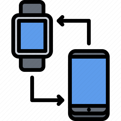 Data, exchange, interface, phone, smart, ui, watch icon - Download on Iconfinder