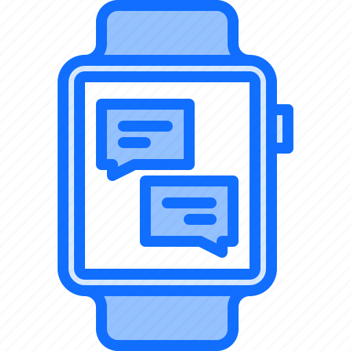 Chat, interface, message, messenger, smart, ui, watch icon - Download on Iconfinder
