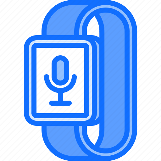 Dictaphone, interface, microphone, smart, ui, watch icon - Download on Iconfinder