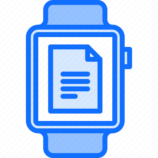 Document, file, interface, smart, ui, watch icon - Download on Iconfinder