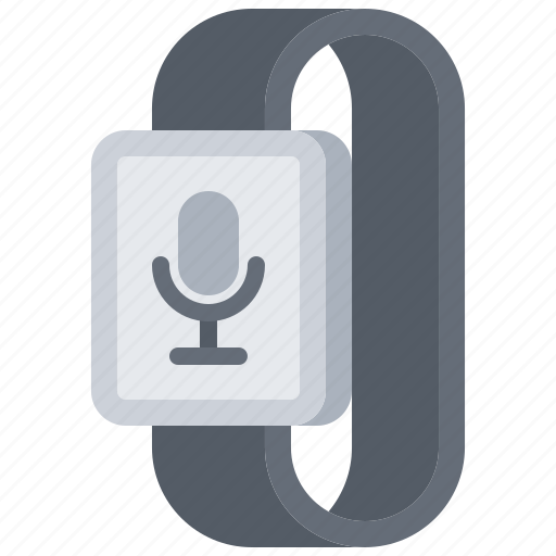 Dictaphone, interface, microphone, smart, ui, watch icon - Download on Iconfinder