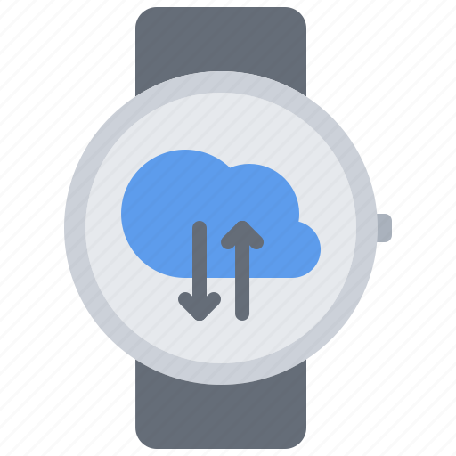 Cloud, data, exchange, interface, smart, ui, watch icon - Download on Iconfinder