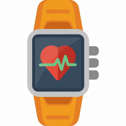 Cardiogram, electronic, heart, smart watch icon - Download on Iconfinder