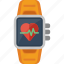 cardiogram, electronic, heart, smart watch 