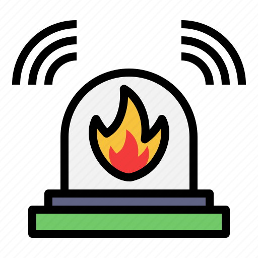 Fire alarm, emergency, siren, smarthome, alert icon - Download on Iconfinder