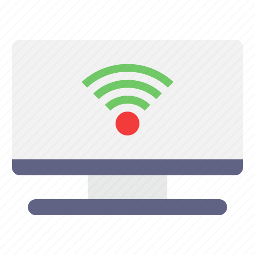 Smart tv, wifi connected, smarthome, entertainment, internet of things icon - Download on Iconfinder