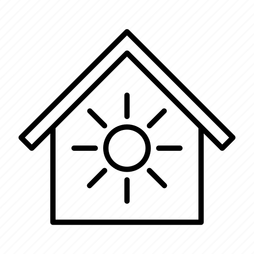 Bright, house, building, construction, architecture, home, smarthome icon - Download on Iconfinder