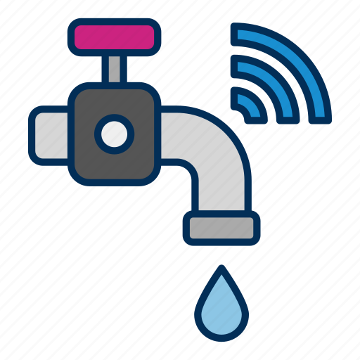 Tap, water, wifi, wireless, connection icon - Download on Iconfinder
