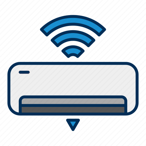 Ac, air conditioner, air conditioning, cold, signal, wifi, connection icon - Download on Iconfinder