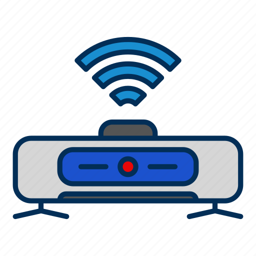 Vaccum, cleaner, cleaning, wifis, connection, signal, robot icon - Download on Iconfinder