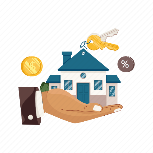 Property ownership, property handover, house handover, home ownership, house ownership icon - Download on Iconfinder