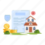 home documents, property license, property document, house document, mortgage 