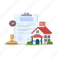 house permit, property license, property document, house document, home document 