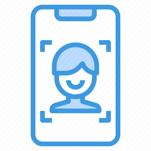 Authentication, face, mobile, phone, smartphone, technology icon - Download on Iconfinder