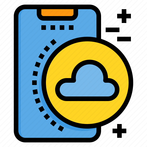 Cloud, mobile, phone, smartphone, technology icon - Download on Iconfinder
