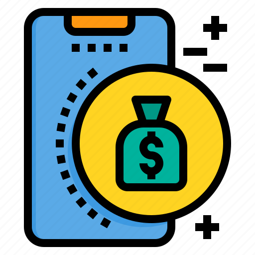Bag, mobile, money, phone, smartphone, technology icon - Download on Iconfinder