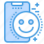happy, mobile, phone, smartphone, smile, technology 