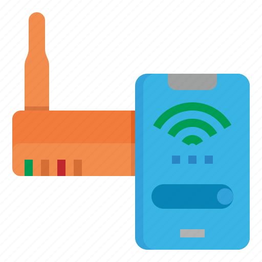 Wifi, router, phone, modem, mode icon - Download on Iconfinder
