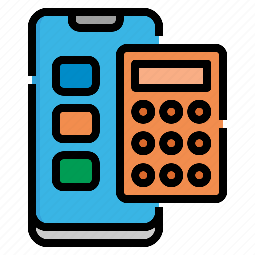 Calculator, phone, mobile, math, technology icon - Download on Iconfinder