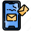 emails, smartphones, communications, message, mobile, mail 