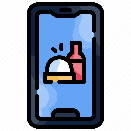Food, app, application, delivery, smartphone, wine icon - Download on Iconfinder