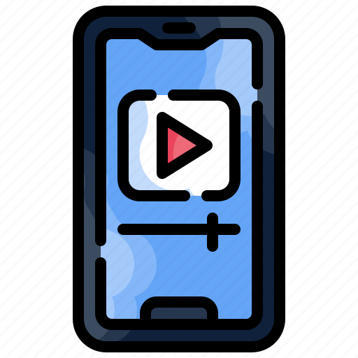 Mobile, video, smartphone, application, camera, movie icon - Download on Iconfinder