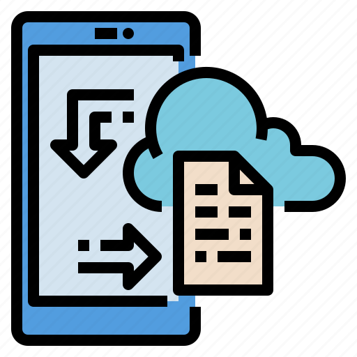 Cloud, data, online, smartphone, storage icon - Download on Iconfinder