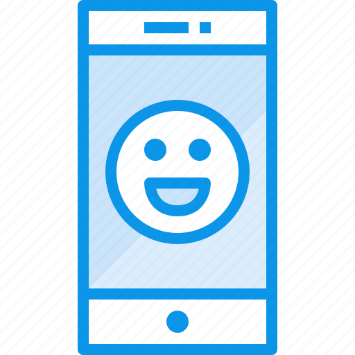 Communication, device, emotion, phone, smartphone, technology icon - Download on Iconfinder