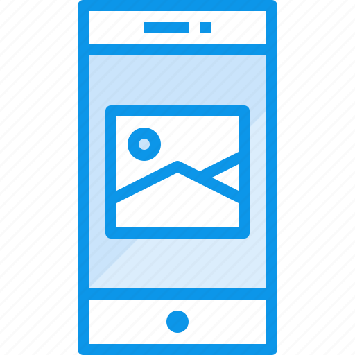 Communication, device, phone, picture, smartphone, technology icon - Download on Iconfinder
