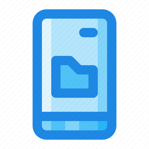 File, folder, smartphone icon - Download on Iconfinder