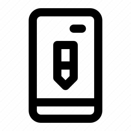 Note, pen, smartphone icon - Download on Iconfinder