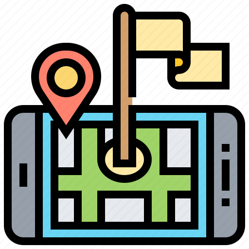 Application, gps, map, navigation, target icon - Download on Iconfinder