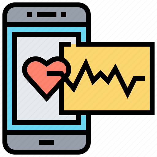 Check, health, heartbeat, medical, smartphone icon - Download on Iconfinder