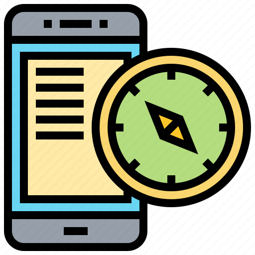 App, compass, gps, navigation, smartphone icon - Download on Iconfinder