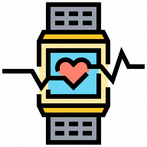 Heart, rate, smart, tracking, watch icon - Download on Iconfinder