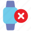 smartwatch, watch, device, technology, wristwatch, clock, time, close, cancel, remove 
